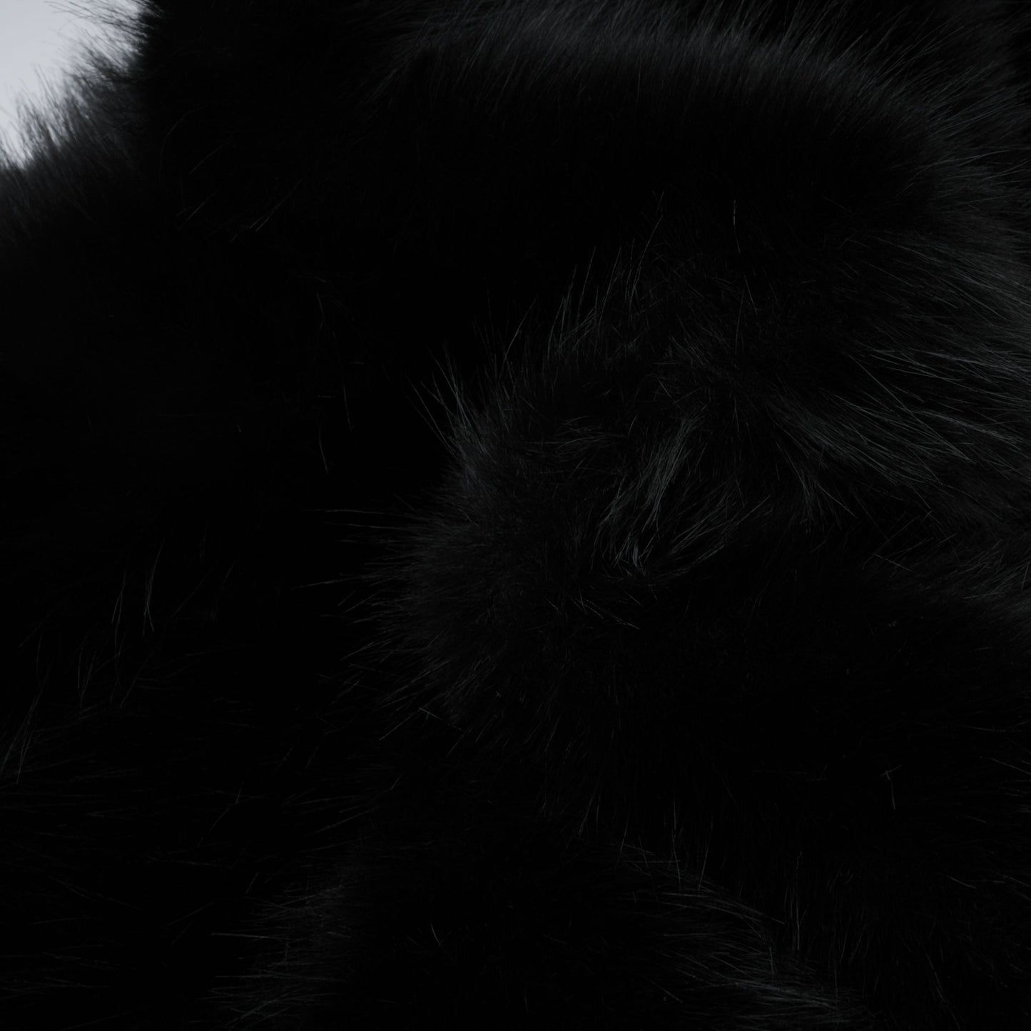 Alberta Black Faux-Fur Corset Panel Jacket
