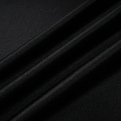 Ginevra black halterneck faux-pearl satin maxi dress