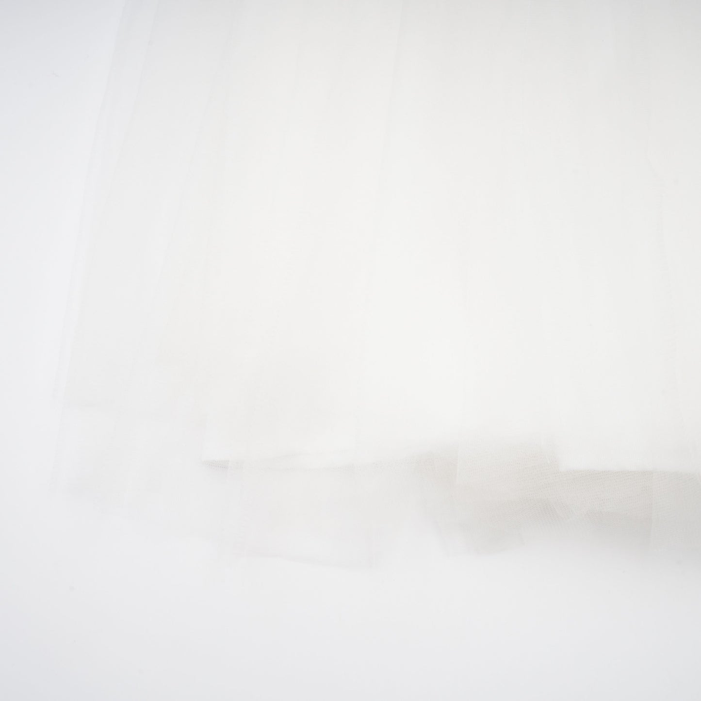 Lark White Tulle Panel Knit Midi Dress