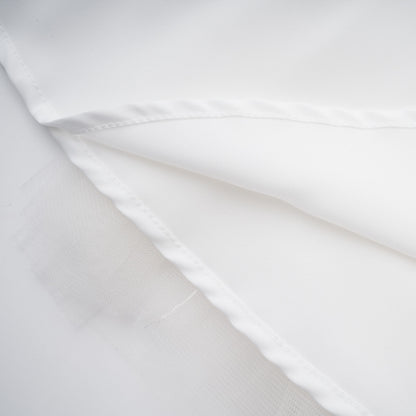 Lark White Tulle Panel Knit Midi Dress