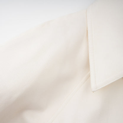 Ambre Cream White Belted Trench Coat