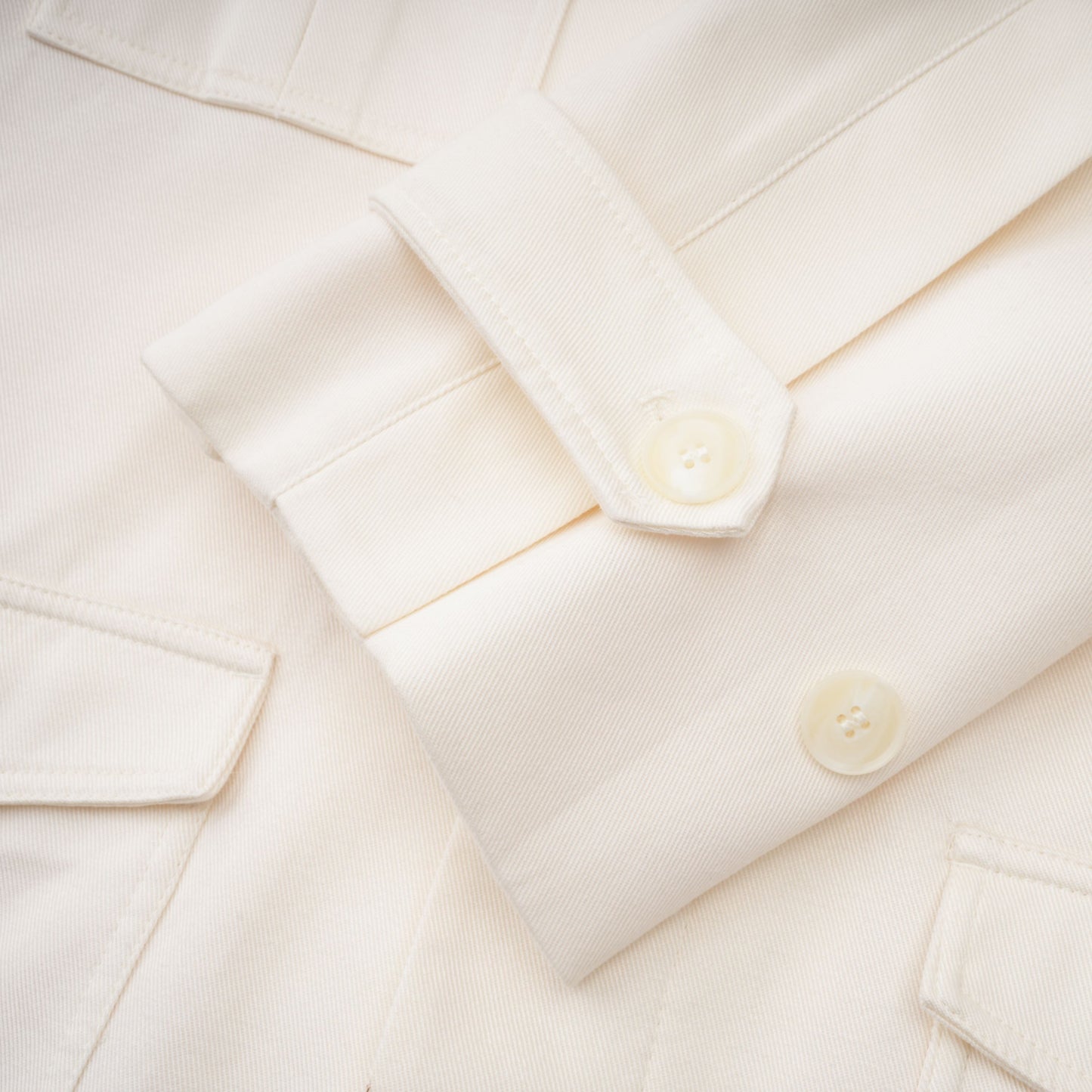 Ambre Cream White Belted Trench Coat