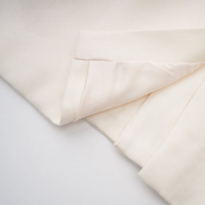 Ambre Cream White Belted Trench Coat