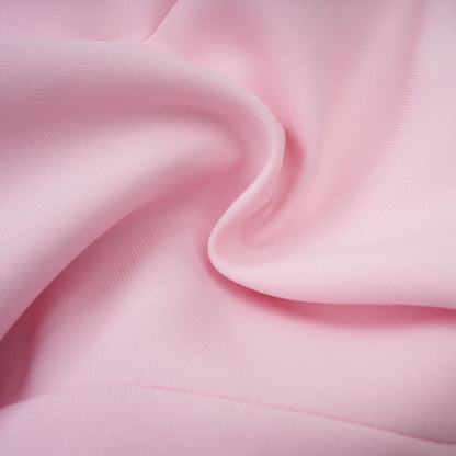 Freja Pink Feather Trim Mini Blazer Dress