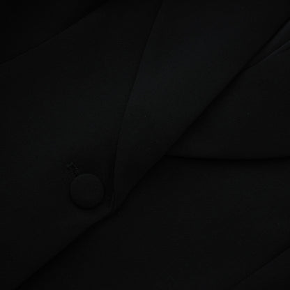 Rébecca Renk Bloklu Mini Blazer Elbise