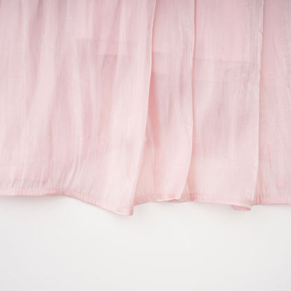 Sarolta Pink Glossy Ruched Maxi Dress