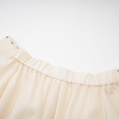 Lisette omuzları açık şifon mini elbise