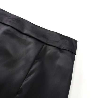 Ariadna Black Tweed Jacket & Satin Skirt Set