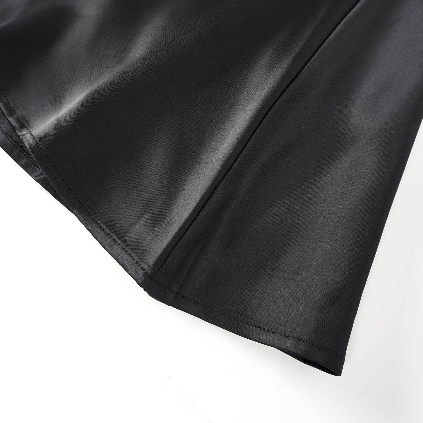 Ariadna Black Tweed Jacket & Satin Skirt Set