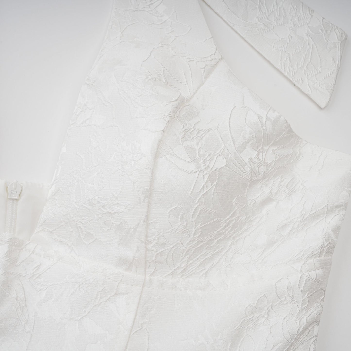 Céline White Glamorous Event Midi Dress