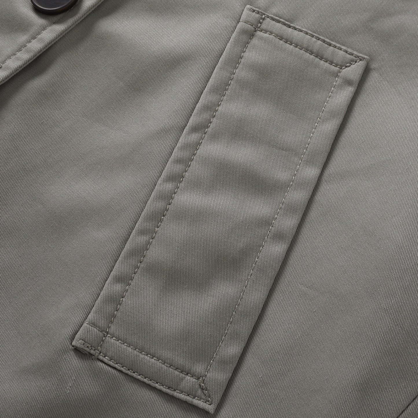 Mavis Grey Double-Breasted Belted Trench Coat