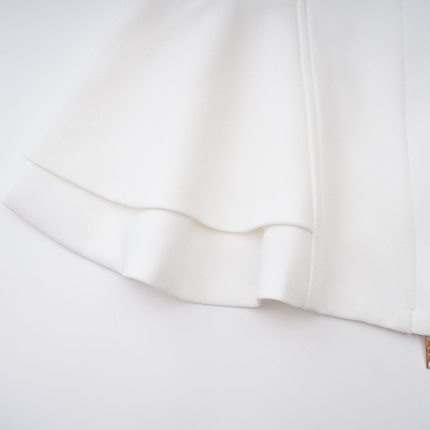 Gwenaëlle Beyaz Peplum Bel Bluz