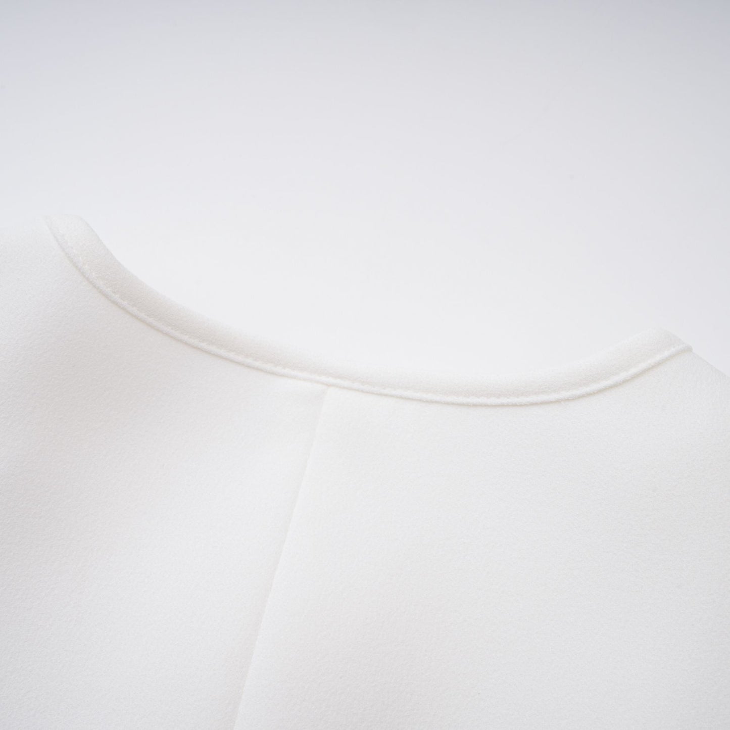 Gwenaëlle White Peplum Waist Blouse