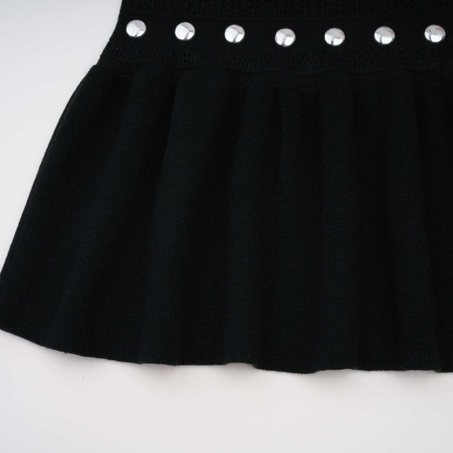 Chloé studded crochet-knit maxi dress in Black