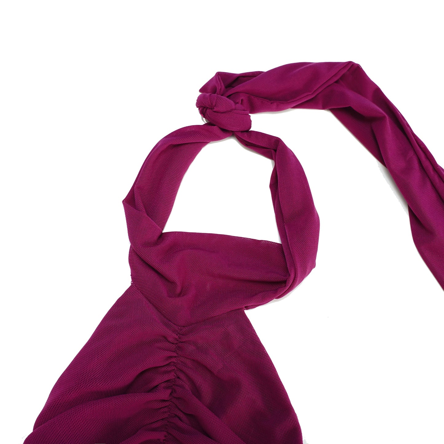 Kerstin Purple Ruched Maxi Dress
