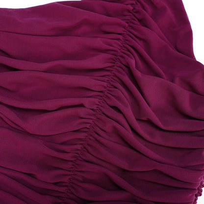 Kerstin Purple Ruched Maxi Dress