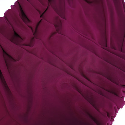 Kerstin Purple Ruched Maxi Dress