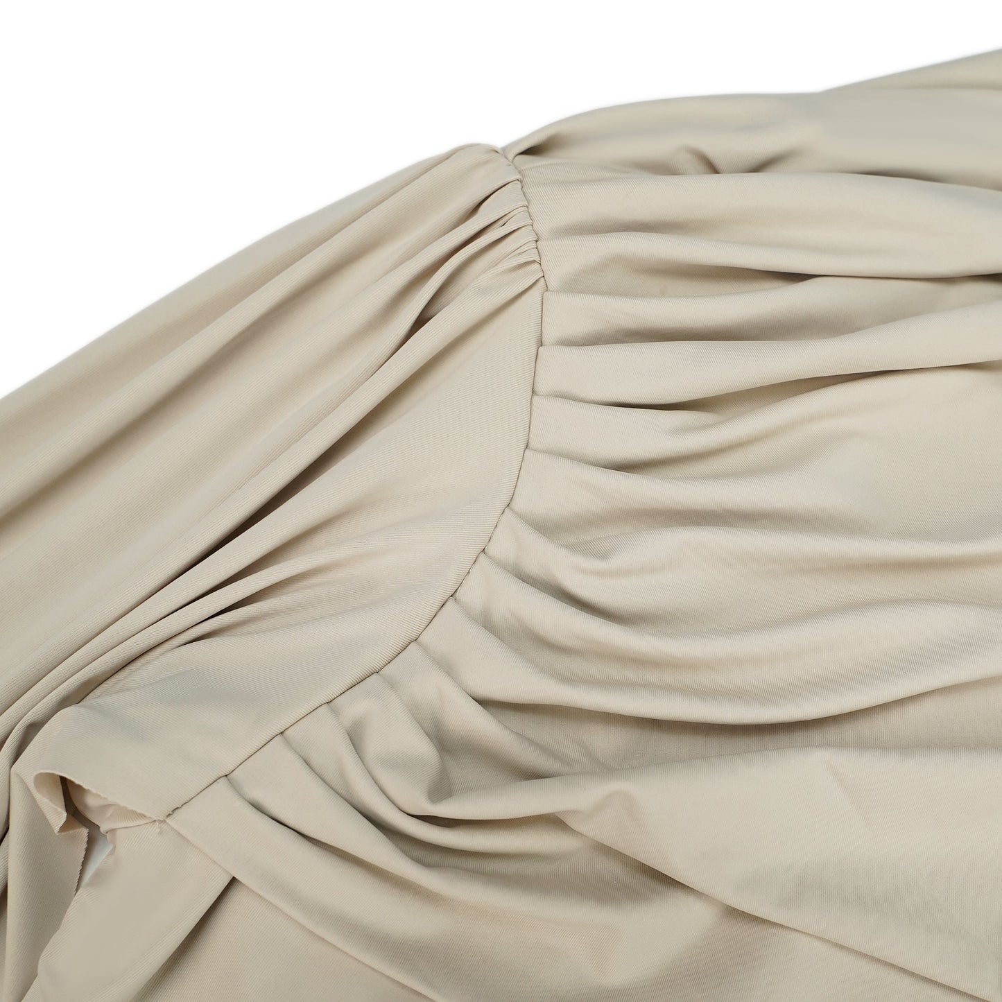 Gaëlle Neutrals Kurdele Tasarımlı Dökümlü Maxi Elbise