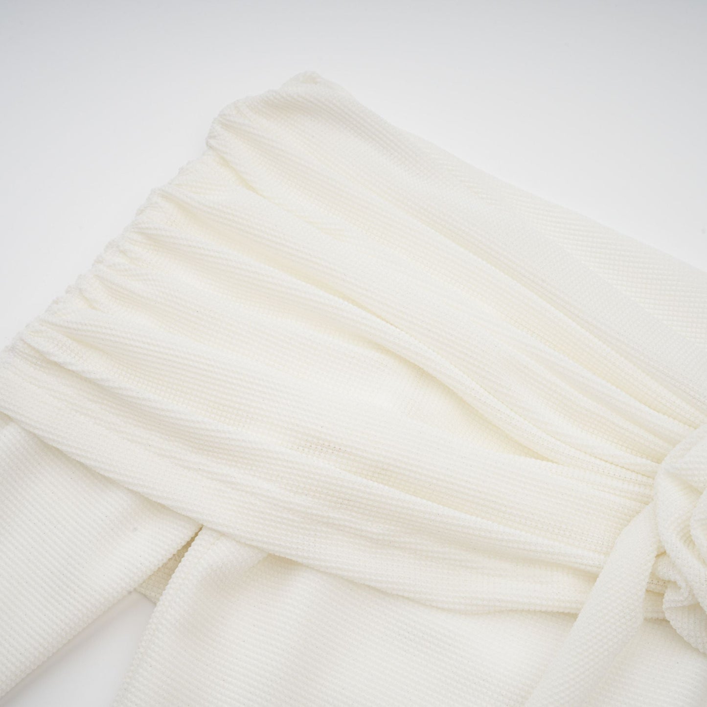 Wanda white glittered floral-appliqué knit maxi dress