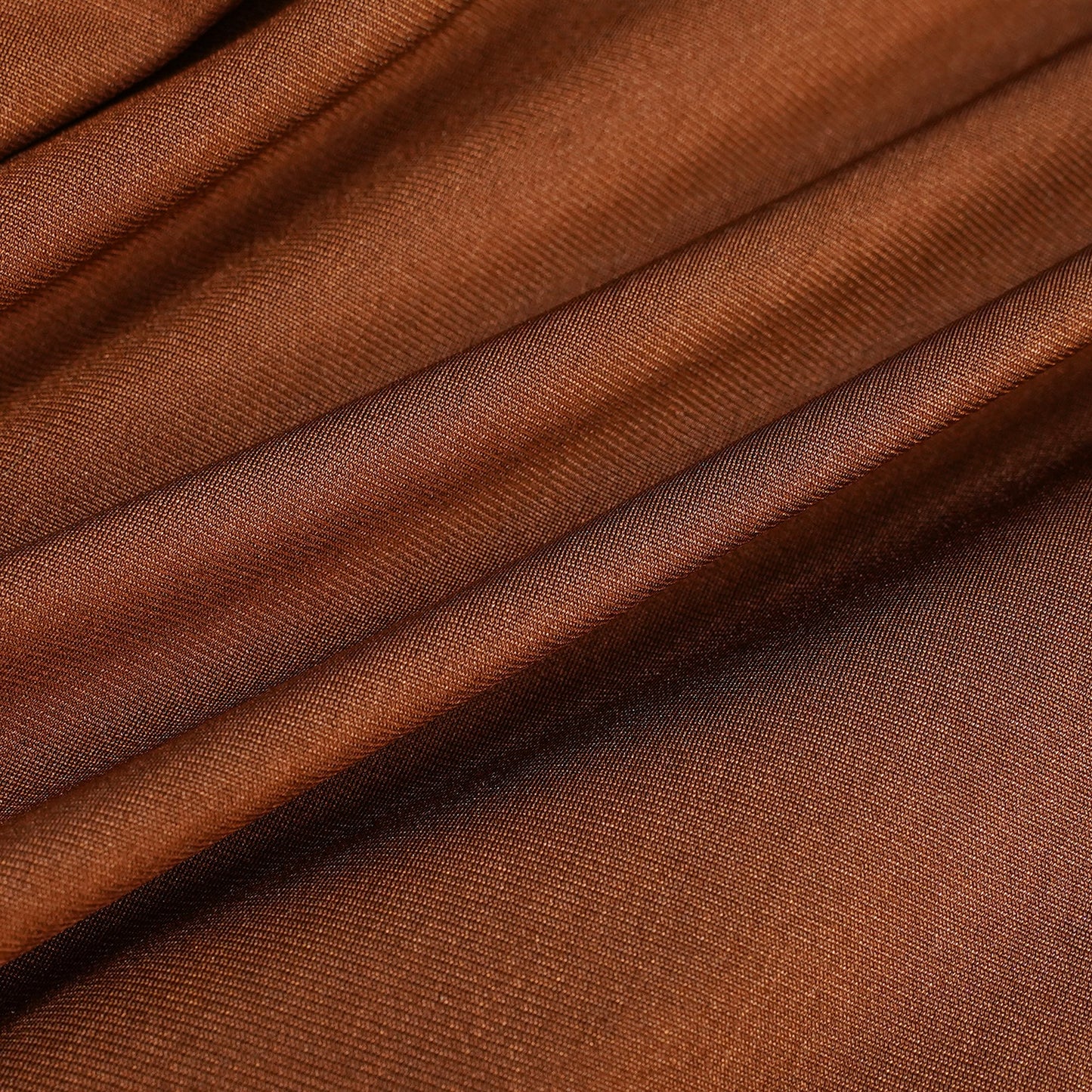 Reine Brown Asymmetrical Ruched Maxi Dress