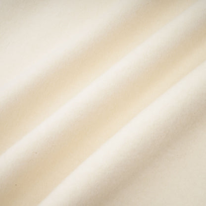 Frédérique white wool fur embellished coat