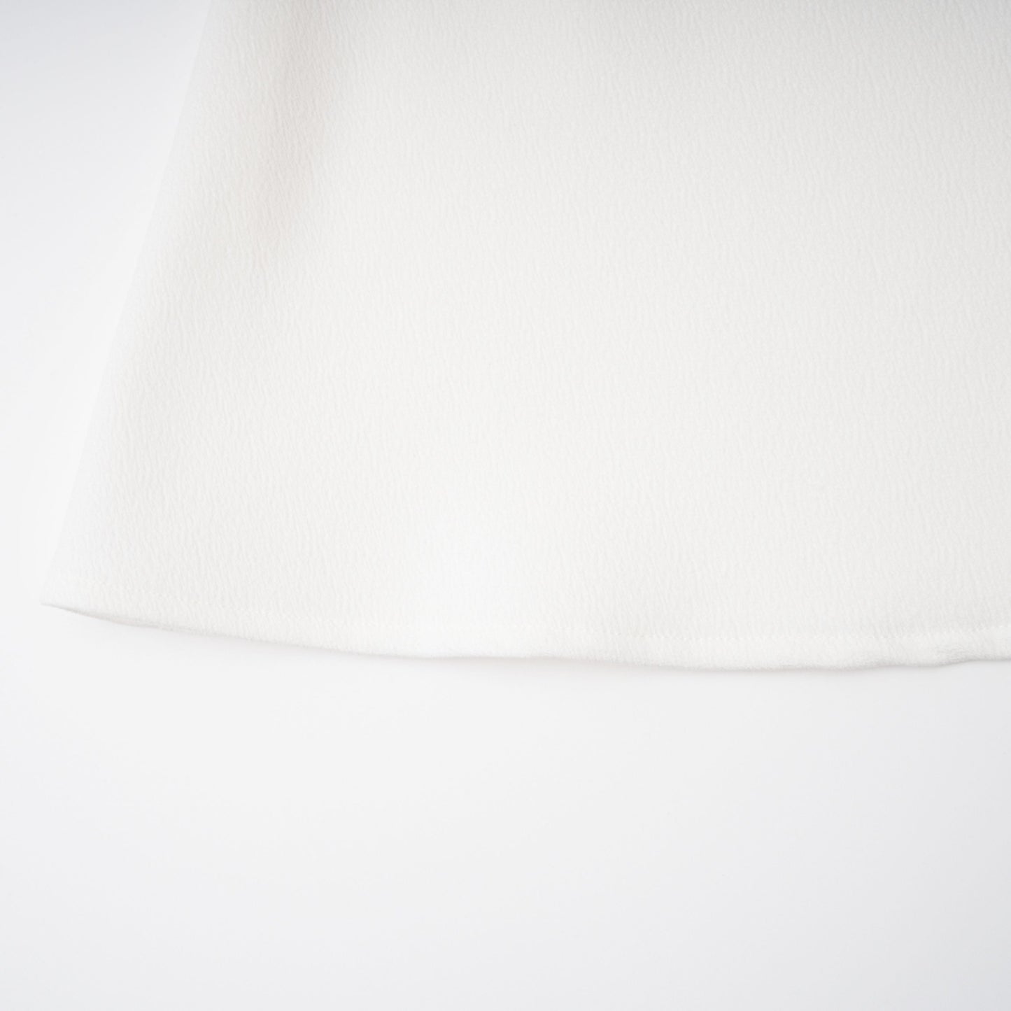 Liana White Asymmetrical Flared Midi Dress