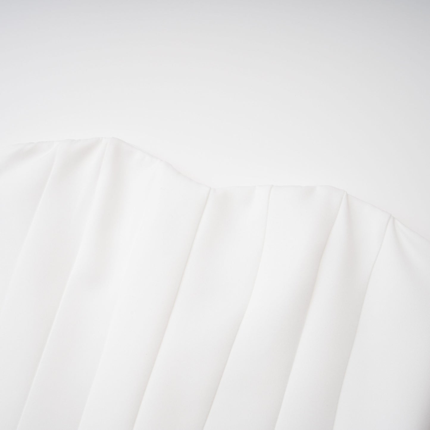 Felice White Structured Cape & Corset Dress Set