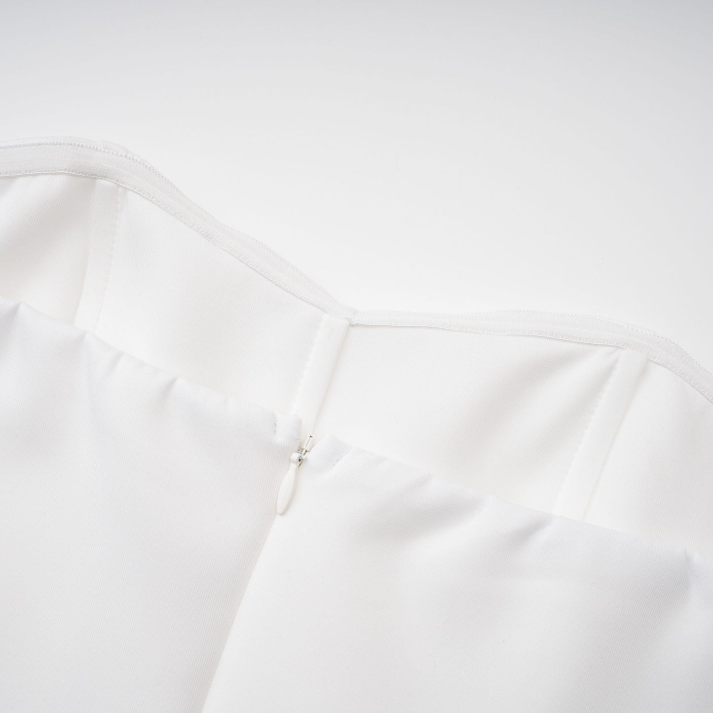 Felice White Structured Cape & Corset Dress Set