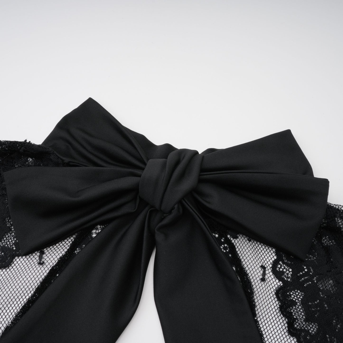 Quitterie Black Lace Panel Maxi Dress