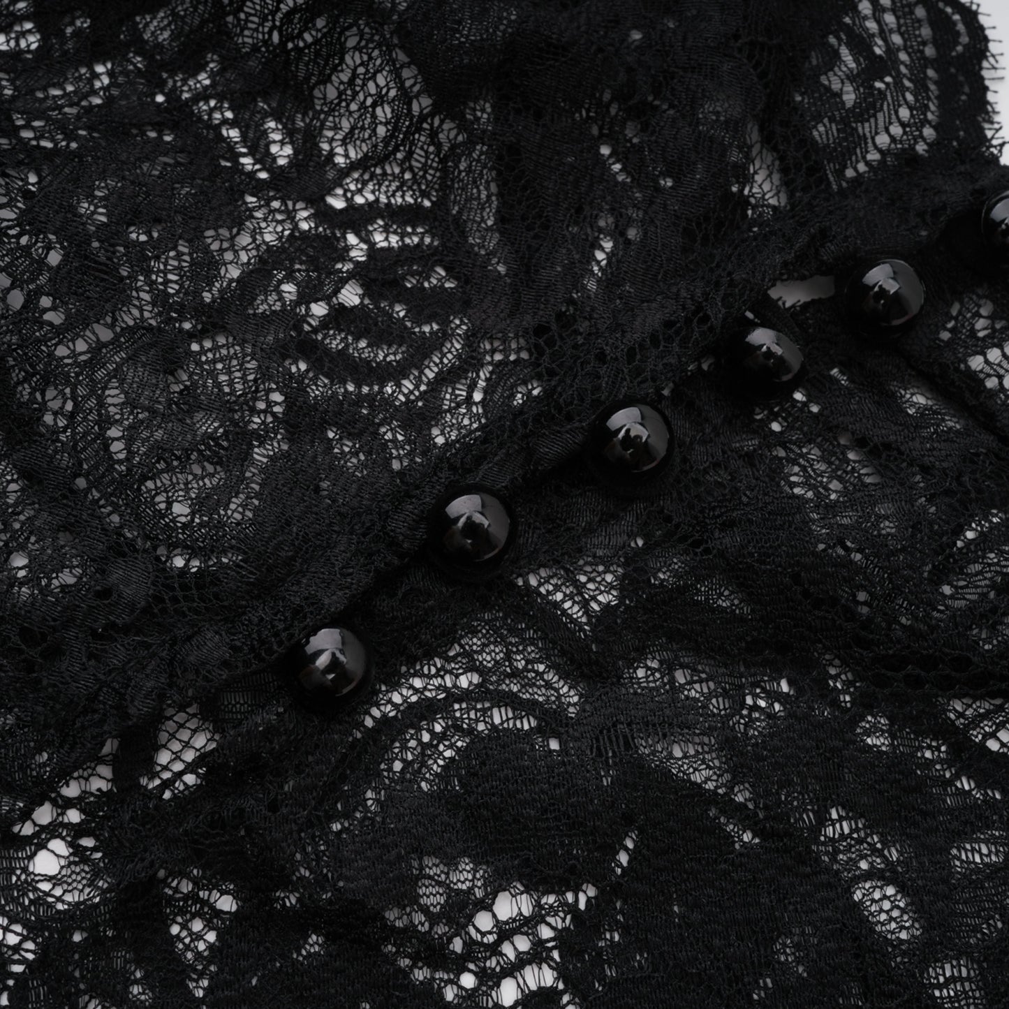 Bokamoso Black Lace Panel Maxi Gown