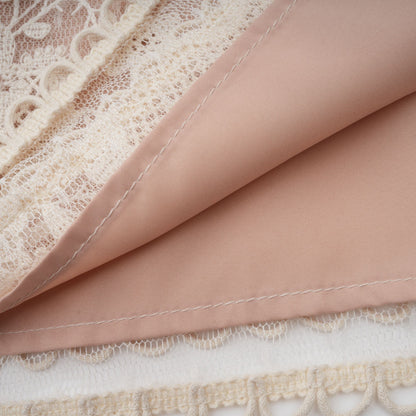Neutrals Fleur çiçek işlemeli dantel midi elbise