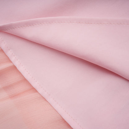 Emersyn Pink High-Neck Ruffled Detail Mini Dress