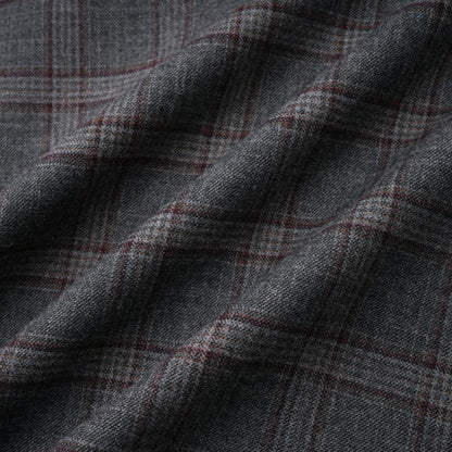 Serena Grey Cut Out Checked Blazer & Skirt Set
