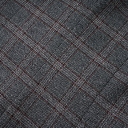Serena Grey Cut Out Checked Blazer & Skirt Set