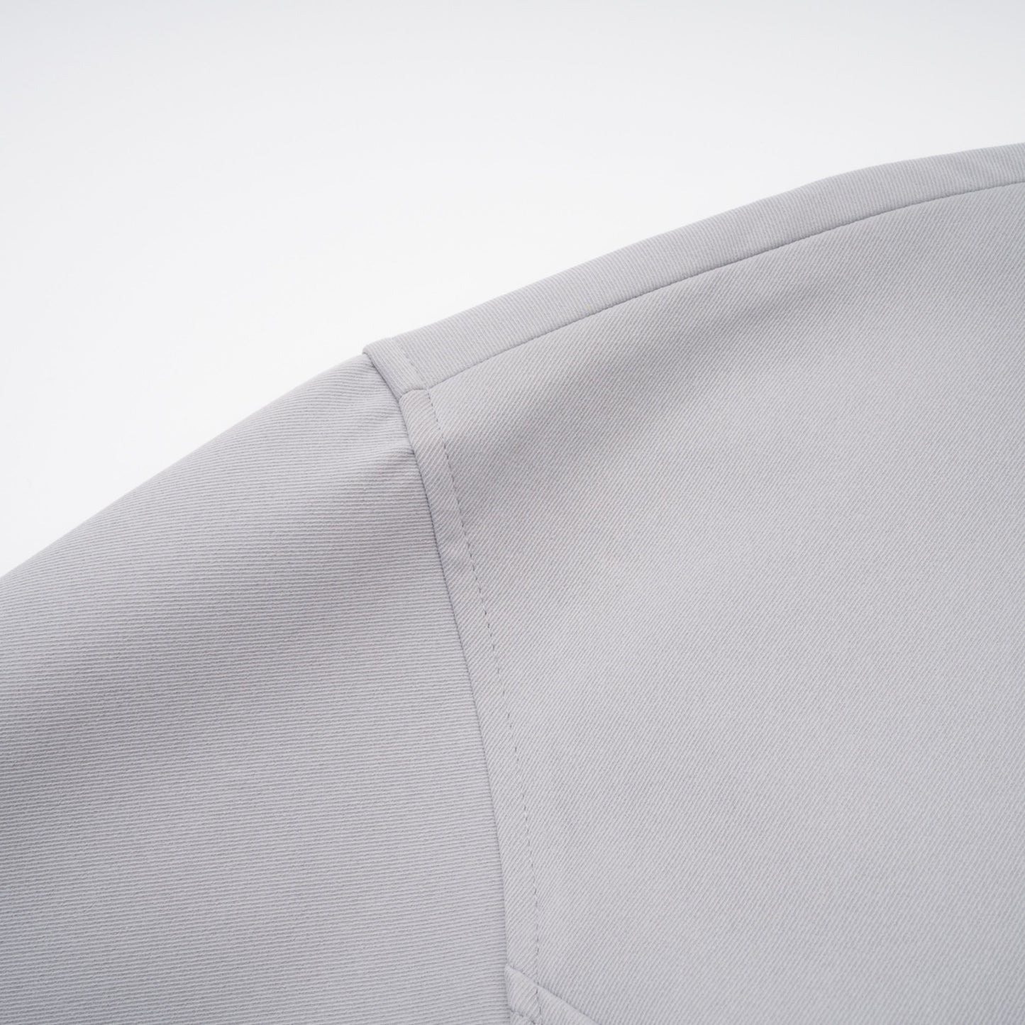 Vilma Grey Leather Collar Hunting Jacket