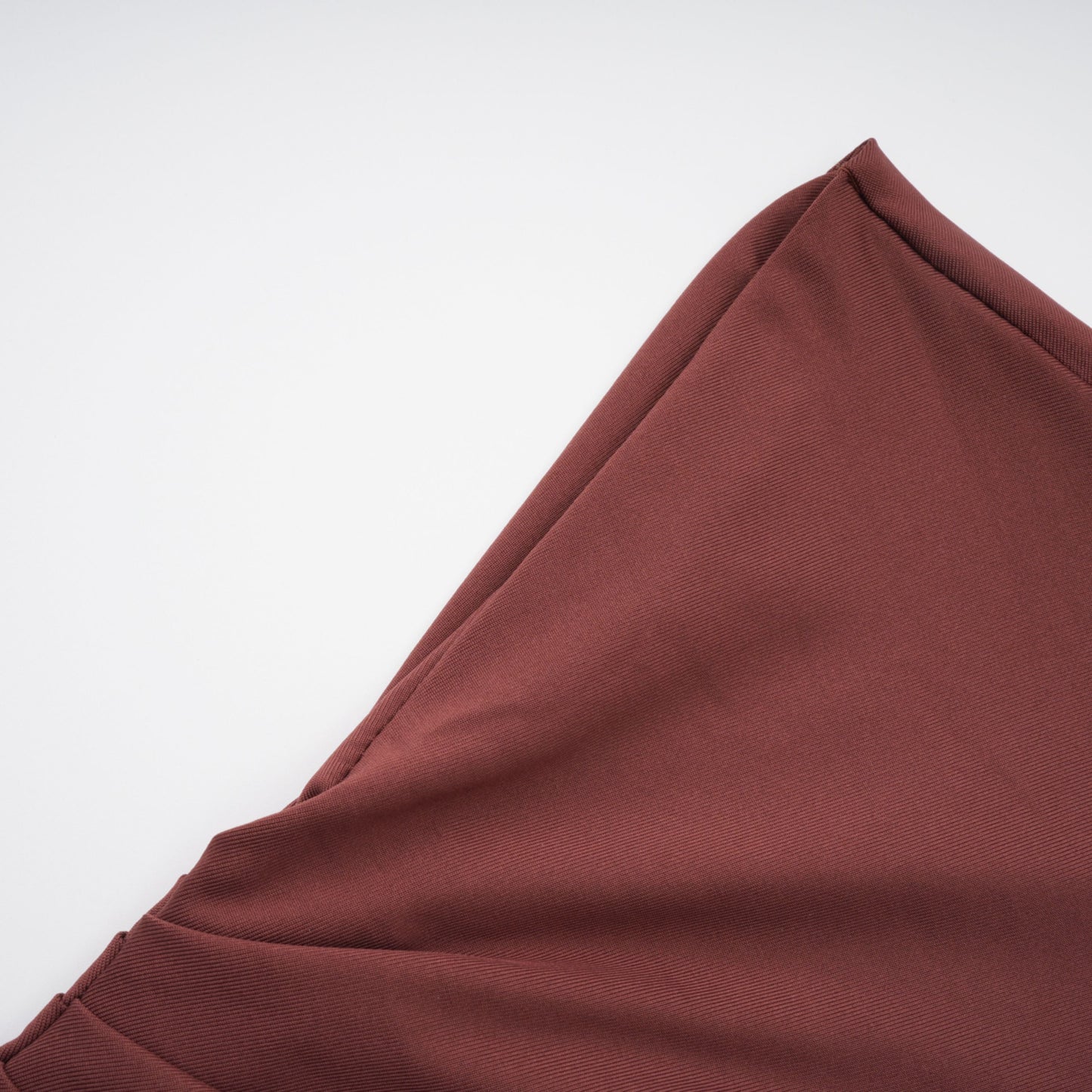 Seren Brown Ruched Tulle Panel Maxi Dress
