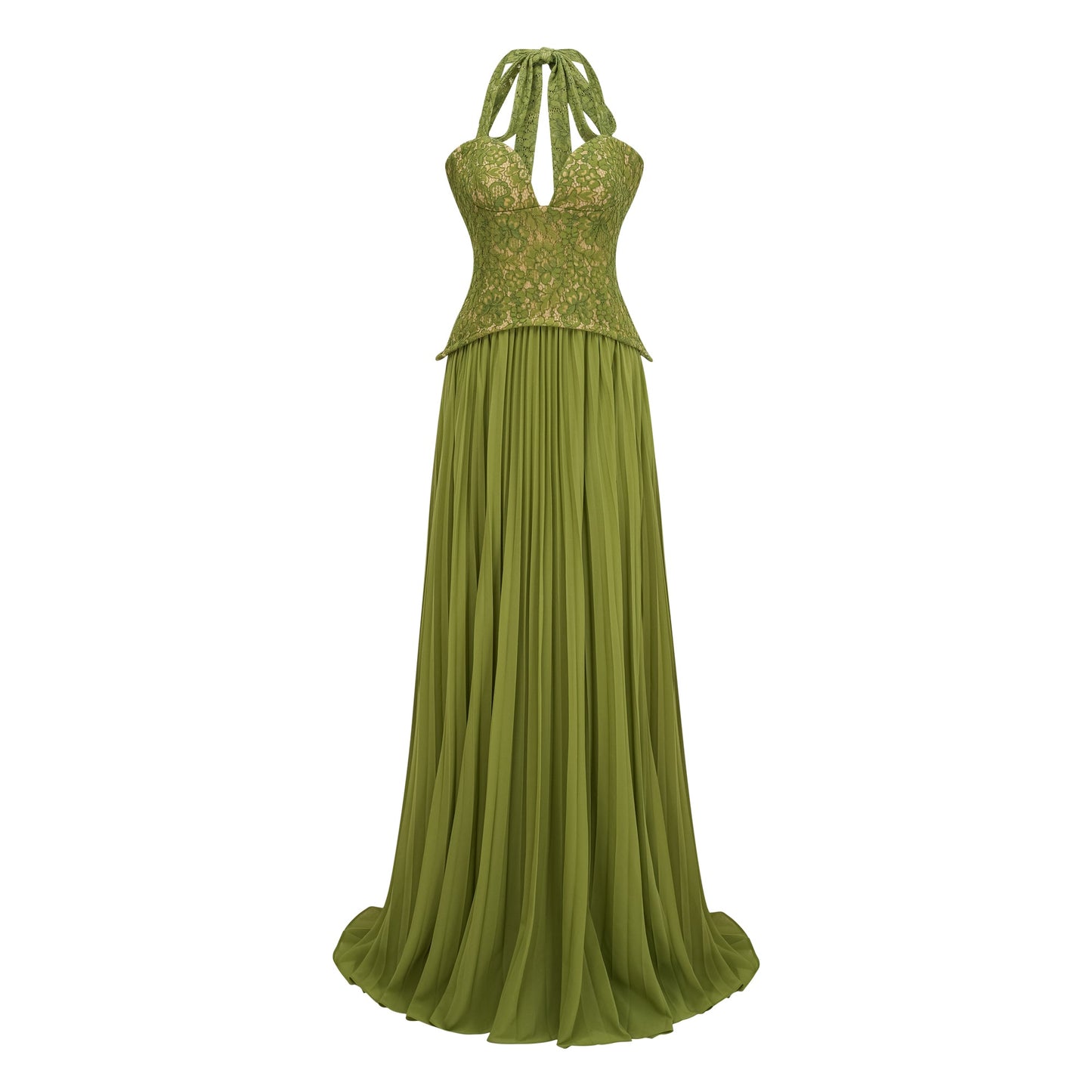 Ronja Emerald Corset Gown