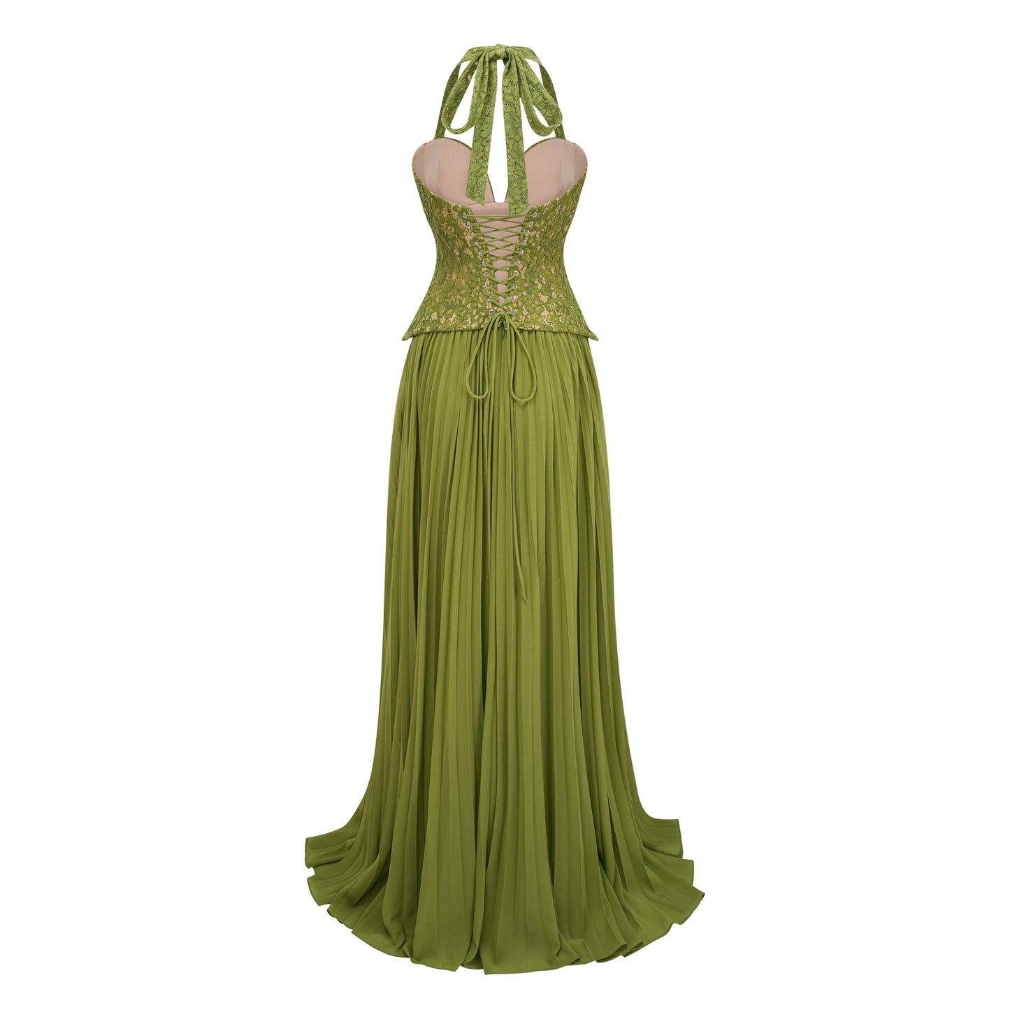 Ronja Emerald Corset Gown