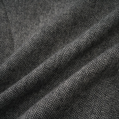 Agathe Grey Herringbone Top & Shorts Matching Set