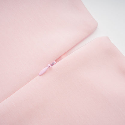 Piroska Pink Sleeveless Pearl Trim Mini Dress