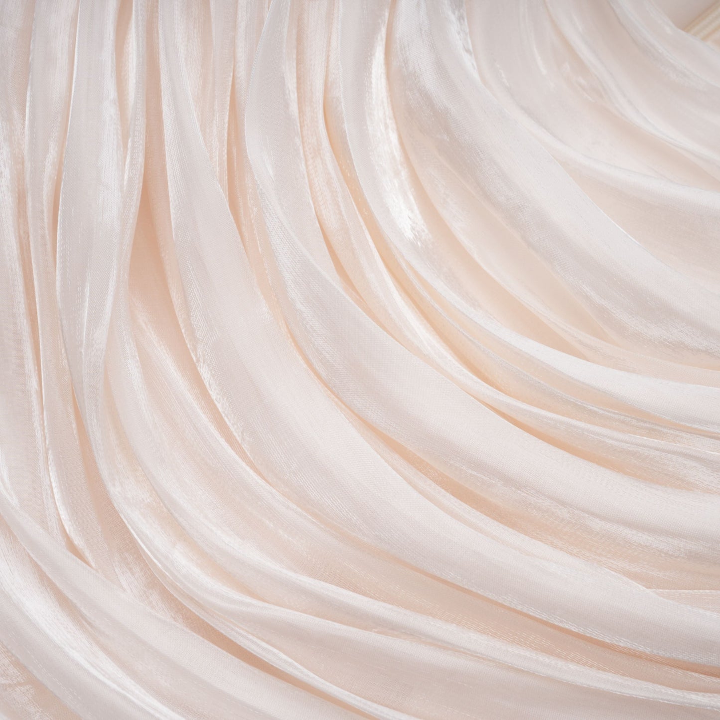 Hege Cream Glossy Ruched Cape Maxi Dress