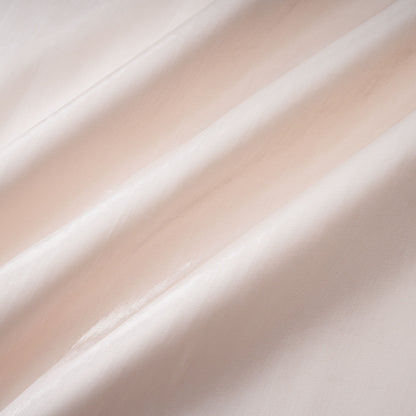 Hege Cream Glossy Ruched Cape Maxi Dress