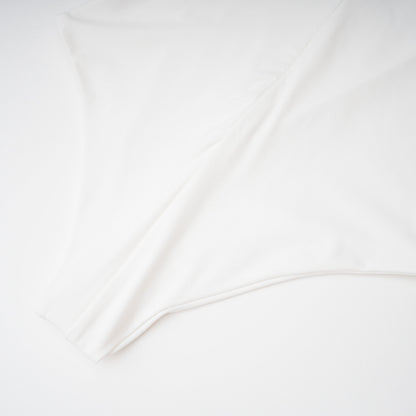 Elowen White Halter Neck Draped Maxi Dress