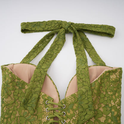 Ronja Emerald Corset Gown