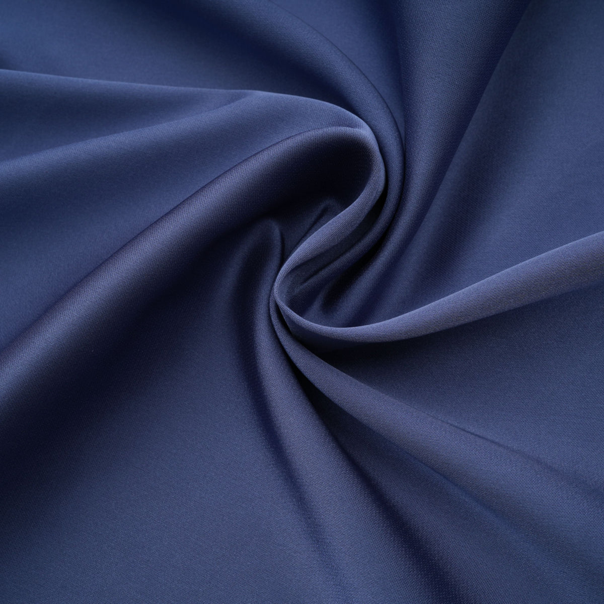 Angelína Mavi Çapraz Pileli Büzgülü Uzun Elbise