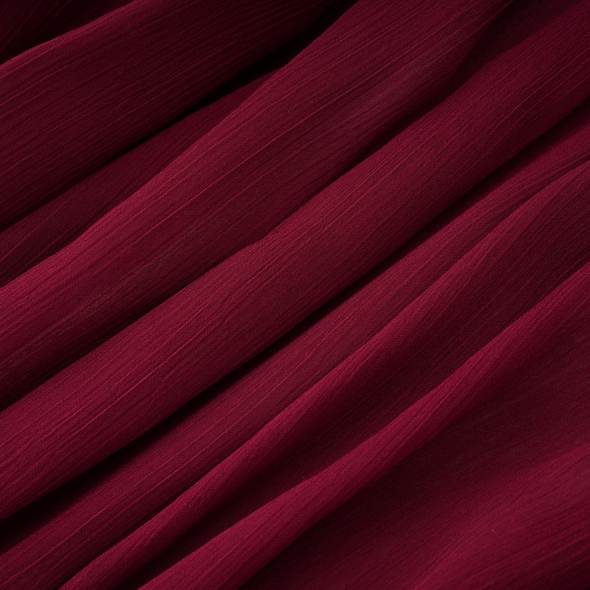 Théa Bordo Asimetrik Dantelli Mini Elbise