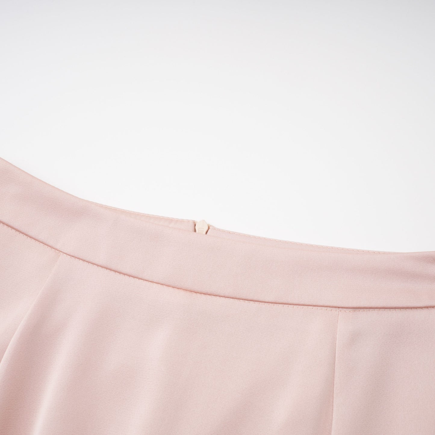 Everleigh Champagne Satin Top & Skirt Set With Cape Detail