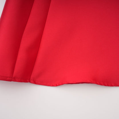 Aventin Red Godet Design Midi Dress