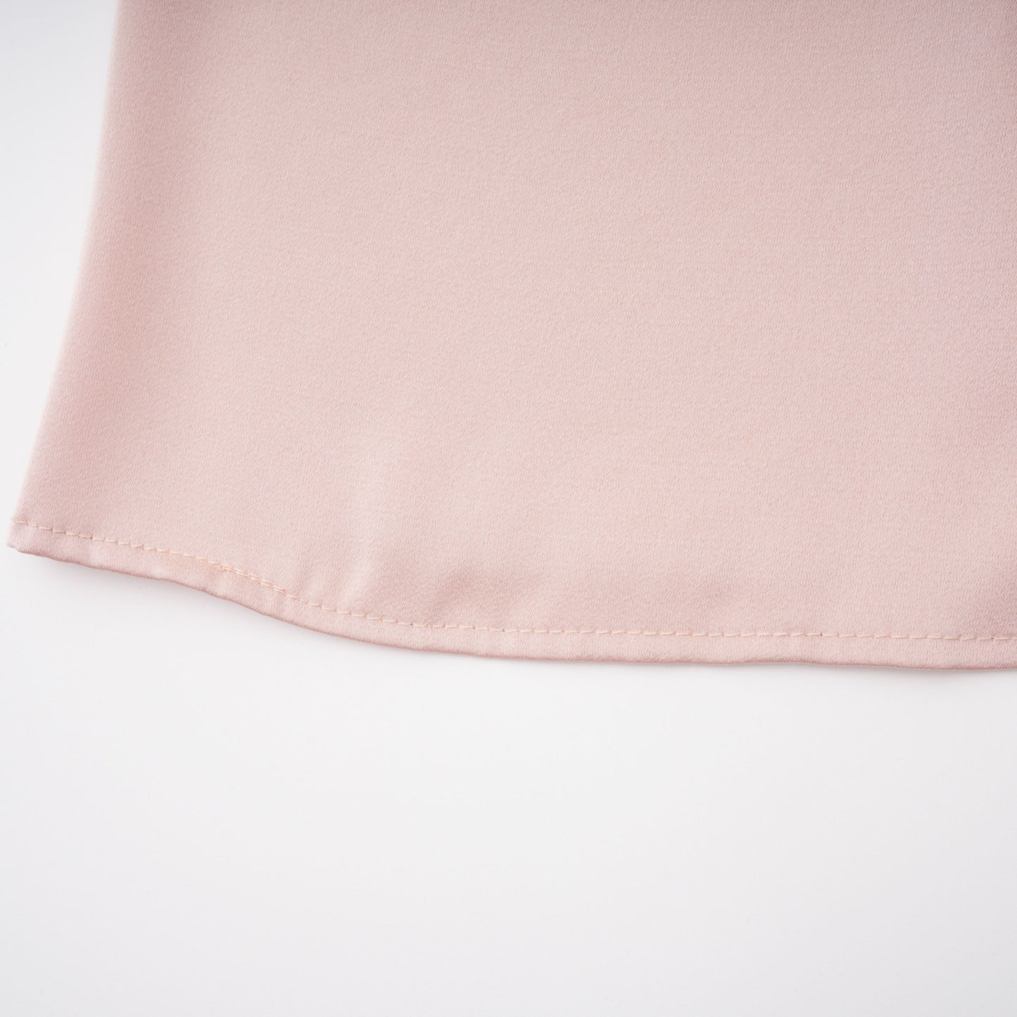 Everleigh Champagne Satin Top & Skirt Set With Cape Detail
