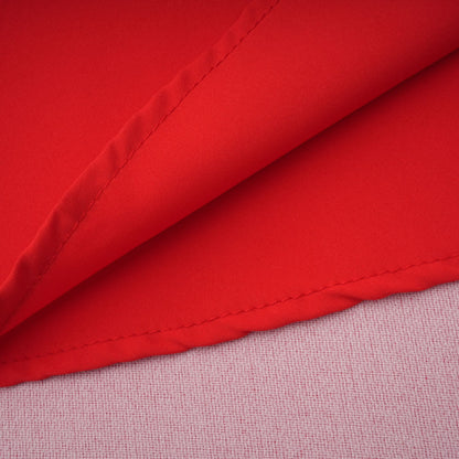 Aventin Red Godet Design Midi Dress